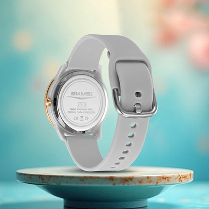 Skmei Quartz Analog Dial Silica Gel Strap Watch for Women - 2319