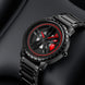 Rolling Watch for Men with Black Metal Strap and Round Dial for Casual & Formal Wear
