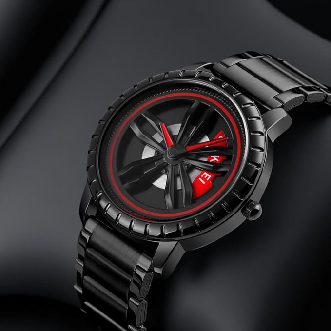 New Wheels Rolling Creative Fashion Che Youhui League Fans Butterfly Double Snap Gift Wristwatch