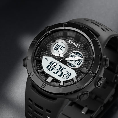 Premium Rugged Sports Watch Dual Display Tactical Wristwatch