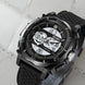 Analog-Digital Watch for Men with Black Silicone Strap and Round Dial for Casual & Formal Wear