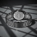 Analog Watch for Men with Black Stainless Steel Strap and Round Dial for Casual & Formal Wear