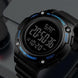 Digital Watch for Men with Black Polyurethane Strap and Round Dial for Casual & Formal Wear
