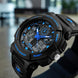 Analog-Digital Watch for Men with Black Polyurethane Strap and Round Dial for Casual & Formal Wear