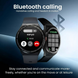 AMOLED Smart Watch for Men with Black Silicone Strap and Round Dial for Casual & Formal Wear