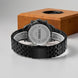Analog Watch for Men with Black Stainless Steel Strap and Round Dial for Casual & Formal Wear