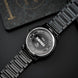 Rolling Watch for Men with Black Metal Strap and Round Dial for Casual & Formal Wear