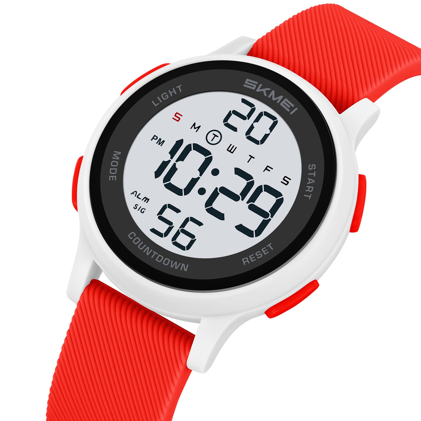 Skmei Digital Dial Silica Gel Strap Watch for Kids - 2427