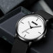 Analog Watch for Men with Black Silicone Strap and Round Dial for Casual & Formal Wear