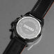 Analog Watch for Men with Black Leather Strap and Round Dial for Casual & Formal Wear