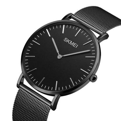 Skmei Quartz Analog Dial Stainless Steel Strap Watch for Men - Q028