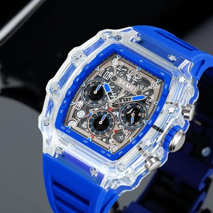 Luxury Skeleton Dial Wrist Watch for men