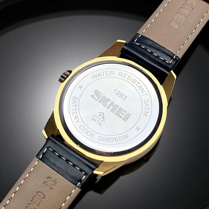 Premium Analog Watch for Men with Elegant Designer Dial and Classic Leather Strap
