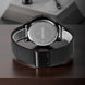 Rolling Watch for Men with Black Metal Strap and Round Dial for Casual & Formal Wear