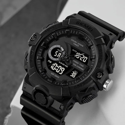 Premium Analog Digital Sports Watch for Men with Rugged Outdoor Design and Multi Function Display