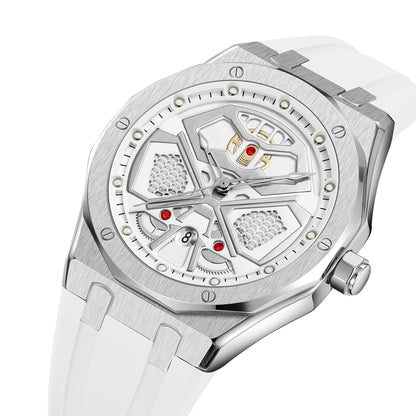 Skmei Quartz Analog Dial Silica Gel Strap Watch for Men - 9362