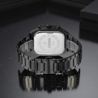 Luxury Chronograph Style Analog Watch for Men with Premium Metal Strap and Bold Designer Dial