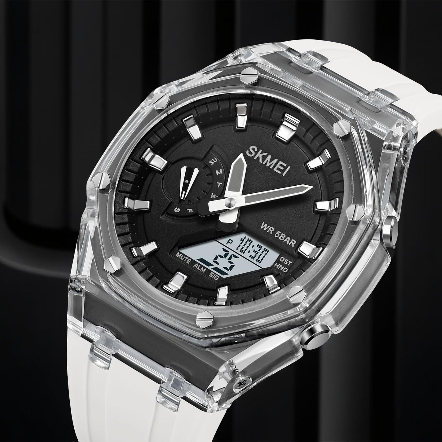 Analog Digital Watch Multi Function Sports Watch with LED Display, Alarm, Stopwatch & Durable Strap