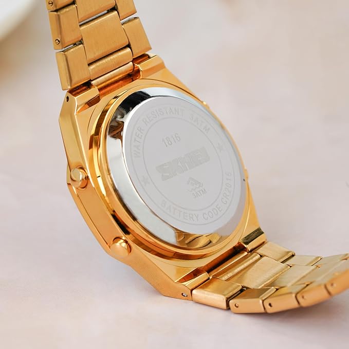 Men Watch Dual-Display Electronic Watch With Luminous 50m Waterproof Watch Fashion Multifunctional Sports Watch For Men