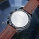 Analog Watch for Men with Brown Leather Strap and Round Dial for Casual & Formal Wear