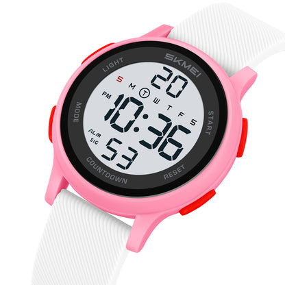 Skmei Digital Dial Silica Gel Strap Watch for Kids - 2427