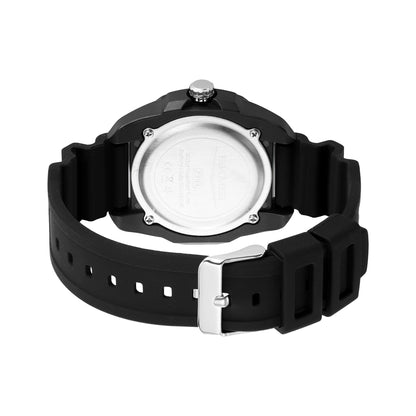 Skmei Quartz Analog Black Dial Silicone Strap Watch for Men - 2393