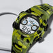 Digital Watch for Kids with Army Green Camouflage Polyurethane Strap and Round Dial for Casual & Formal Wear