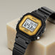 Digital Watch for Kids with Black Silicone Strap and Round Dial for Casual & Formal Wear