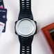 Digital Watch for Men with Black Silicone Strap and Round Dial for Casual & Formal Wear