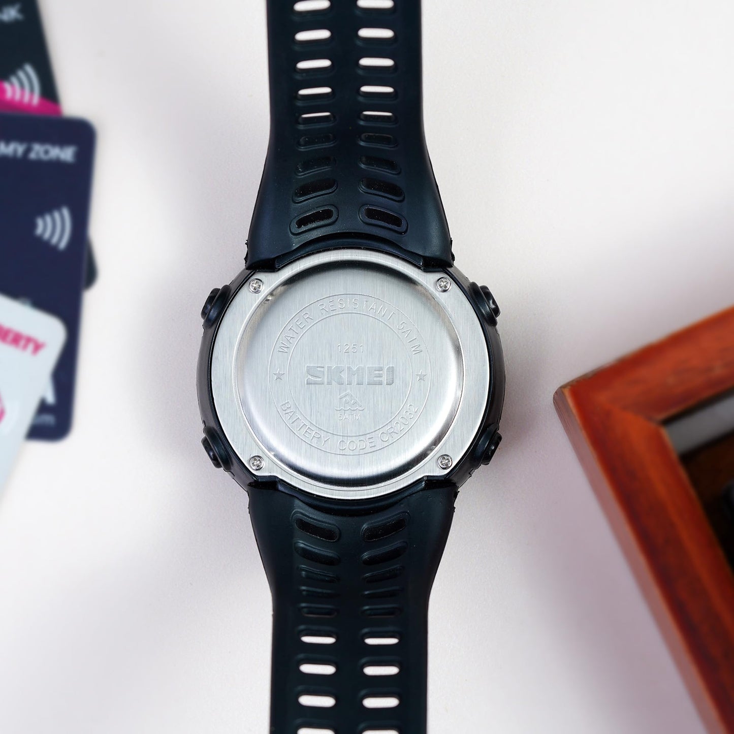 Premium Digital Sports Watch for Men with Round Dial Alarm Stopwatch Luminous Display and Comfortable Strap