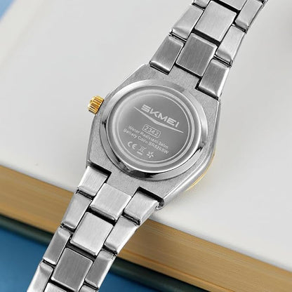 Elegant Crystal Accent Analog Watch for Women