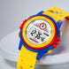 Digital Watch for Kids with Yellow Polyurethane Strap and Round Dial for Casual & Formal Wear