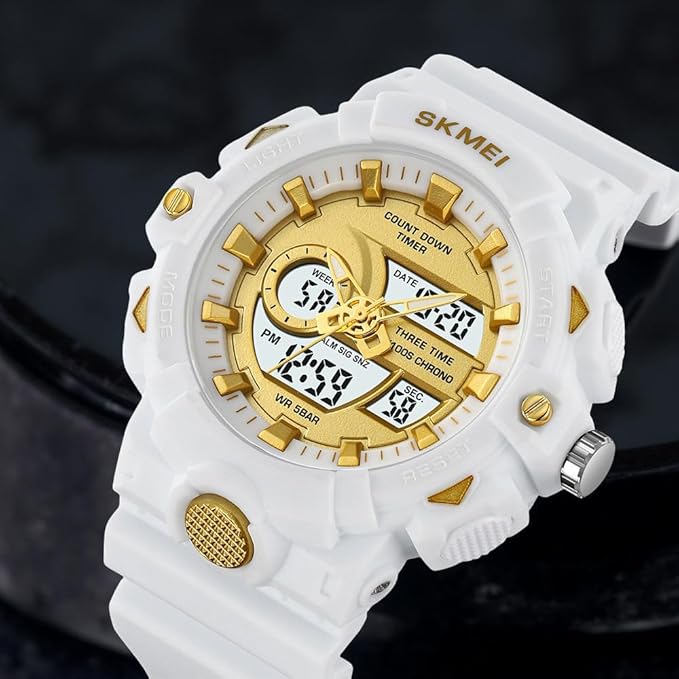 Premium Analog Digital Sports Watch for Men with Rugged Outdoor Design and Multi Function Display