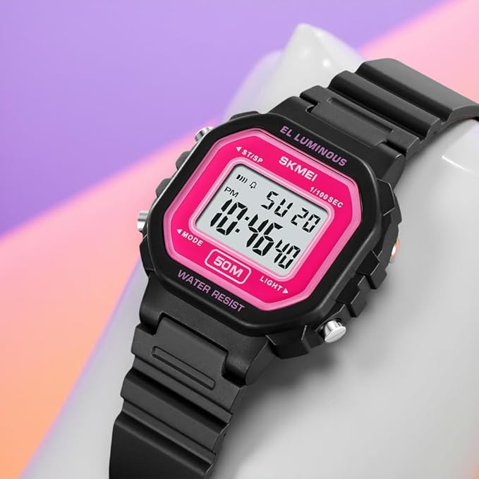 Classic Digital Watch for Men and Boys with Retro Style Display and Comfortable Strap