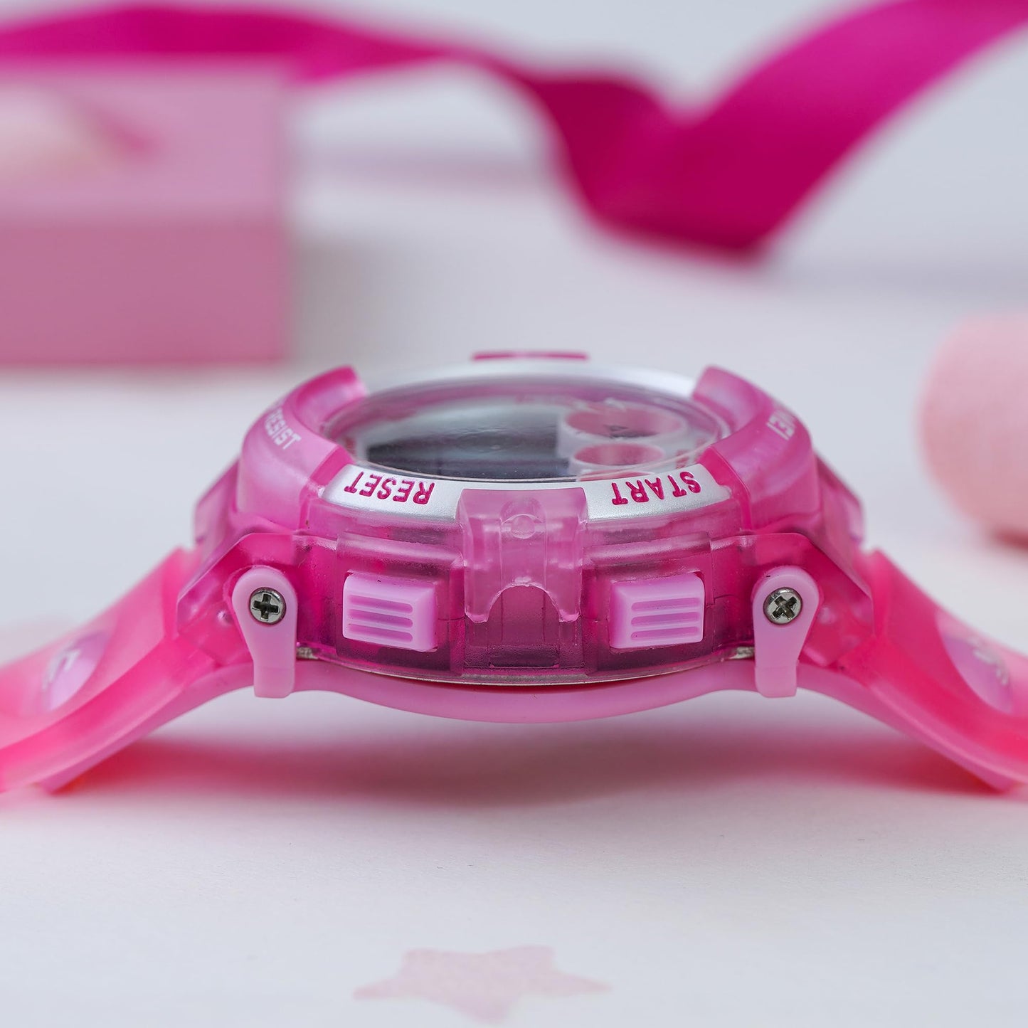 Kids Sports Multi Function Digital Watch, Multicolor Dial Sky ABS Case Kid's Watch, PU Rubber Strap Band, Waterproof LED Light Children Wristwatch