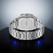 Analog Watch for Men with Silver Metal Strap and Round Dial for Casual & Formal Wear