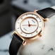 Analog Watch for Women with Gold Mesh Leather Strap and Round Dial for Casual & Formal Wear