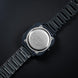 Digital Watch for Men with Black Stainless Steel Strap and Round Dial for Casual & Formal Wear