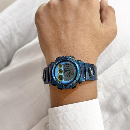 Kids Sports Multi Function Digital Watch, Multicolor Dial Sky ABS Case Kid's Watch, PU Rubber Strap Band, Waterproof LED Light Children Wristwatch