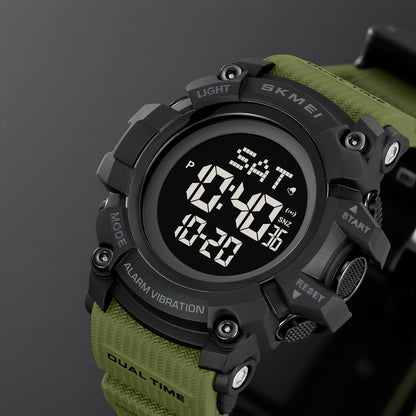 Outdoor Digital Sports Watch with Vibration Alert for men