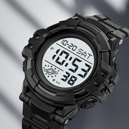 Rugged Digital Sports Watch for Men with Outdoor Style and Multi Function Display