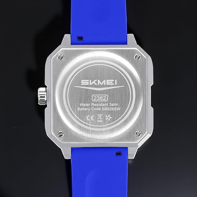 Silicone Men’s Analog Quartz Sports Watch Waterproof & Trendy Wheels Rolling Design