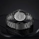 Analog Watch for Men with Black Stainless Steel Strap and Round Dial for Casual & Formal Wear