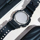Analog-Digital Watch for Men with Black Silicone Strap and Round Dial for Casual & Formal Wear