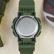 Analog-Digital Watch for Men with Green Camouflage Polyurethane Strap and Round Dial for Casual & Formal Wear