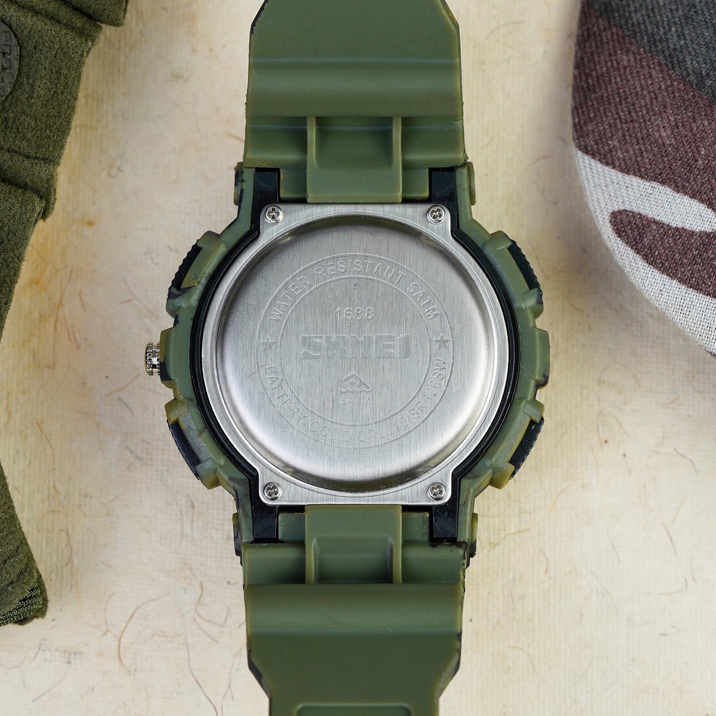 Analog-Digital Sports Watch Multifunction LED Display Alarm, Stopwatch, Day-Date Water Resistant Durable Watch for Boys & Girls