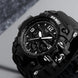 Analog-Digital Watch for Men with All Black Polyurethane Strap and Round Dial for Casual & Formal Wear