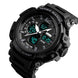 Analog-Digital Watch for Men with Black Polyurethane Strap and Round Dial for Casual & Formal Wear