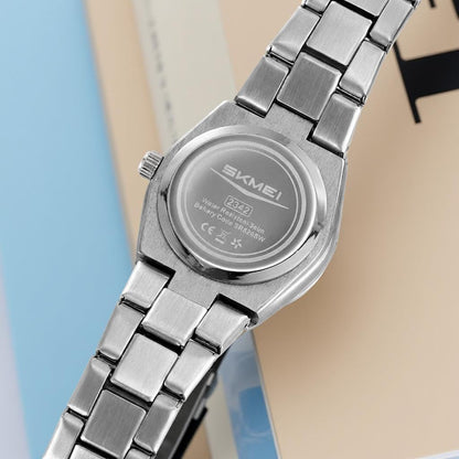 Elegant Crystal Accent Analog Watch for Women