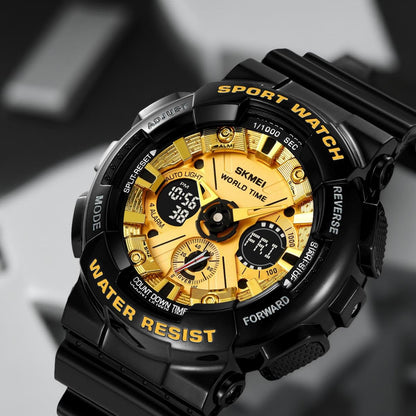 Premium Tactical Chronograph Rugged Analog & Digital Sports Watch